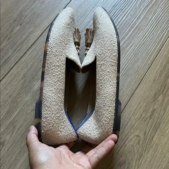 NEW Rothy's Almond Tassel Loafer in Toasty Boucle Size 7.5 Limited Edition RARE - Picture 8 of 10